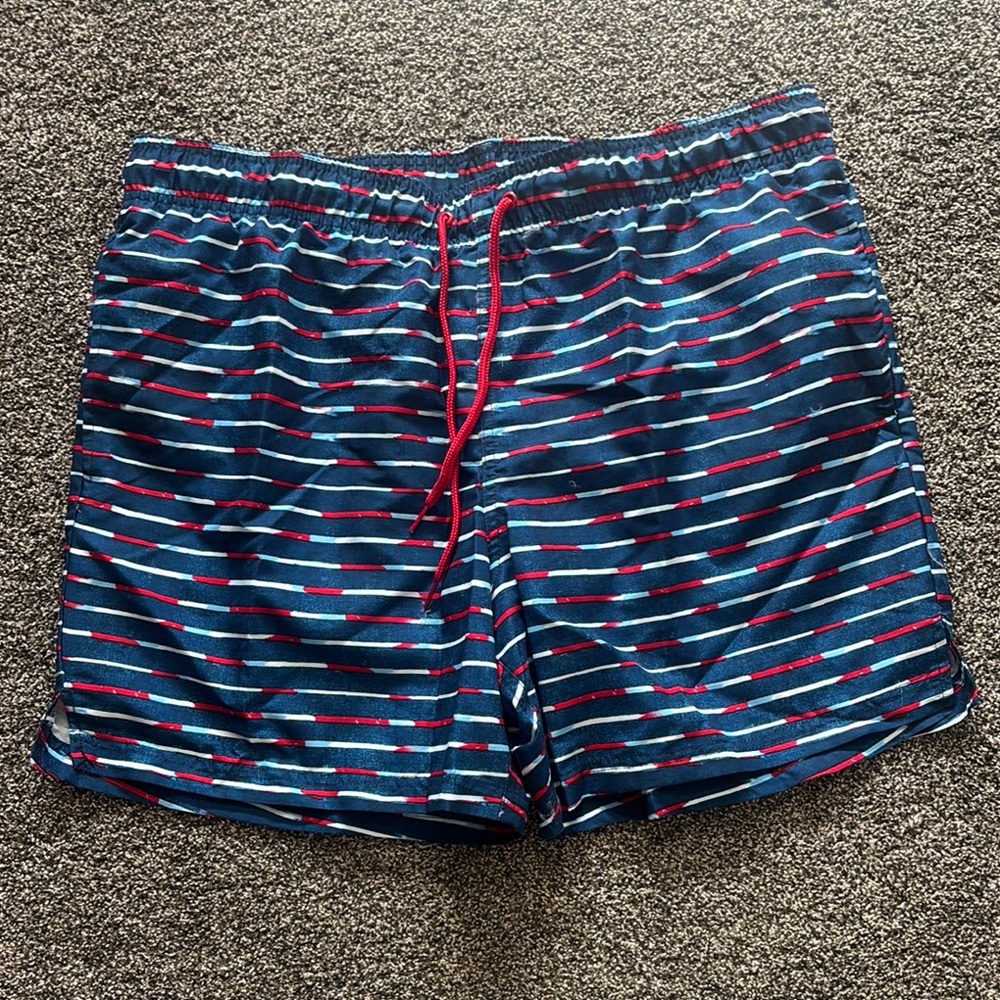 NEW! Men's Striped Americana /4th of July Swimsuit- XL